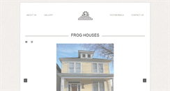 Desktop Screenshot of froghouses.com